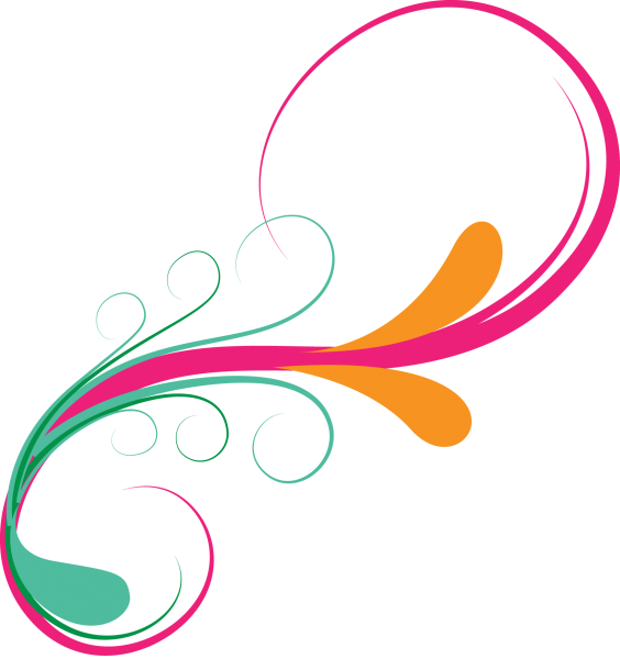 Разноцветные завитки