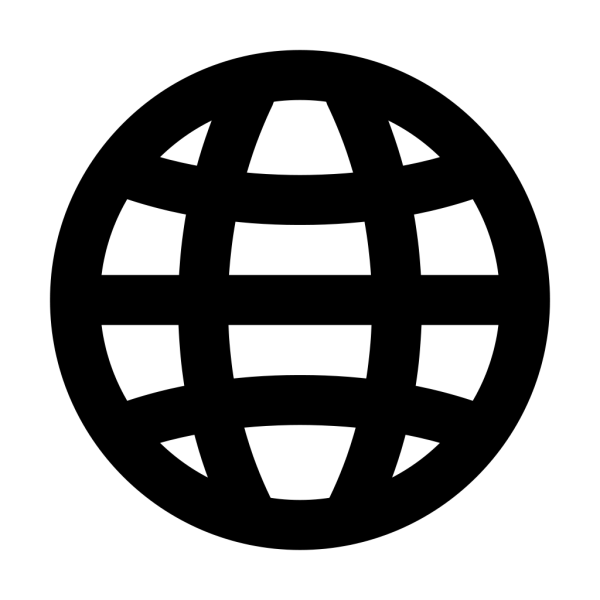 Векторный значок интернета