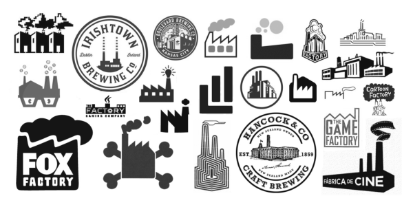 Фабрики и заводы, фирмы символы