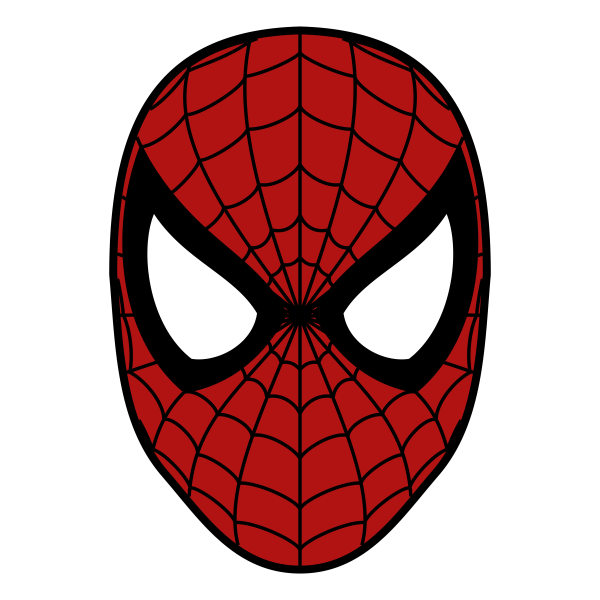 Маска человека паука с круглыми глазами