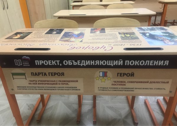 Парта героя проект