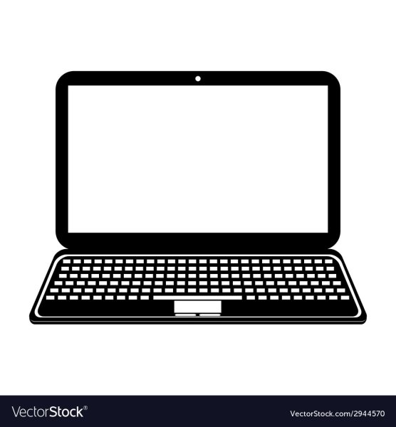 Ноутбук силуэт