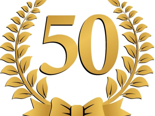 50 Лет надпись