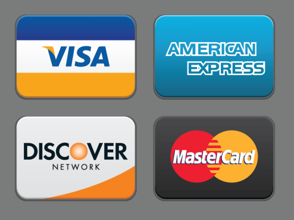 Visa MASTERCARD American Express