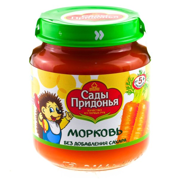 Пюре морковное сады Придонья