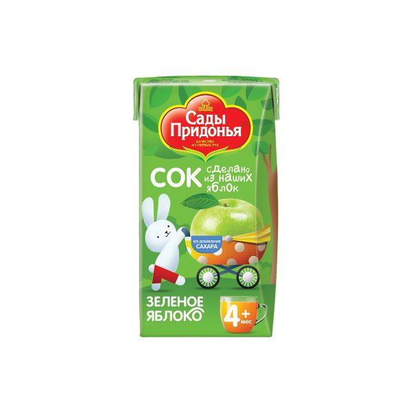 Сок сады Придонья яблоко вишня 125 мл