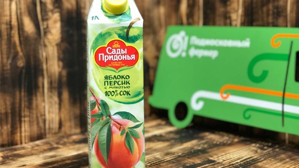 Сок сады Придонья яблочно-персиковый 1л