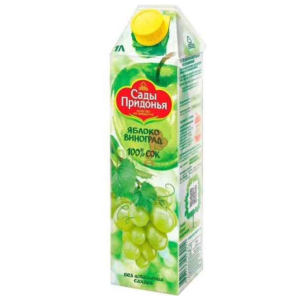 Сок сады Придонья яблоко 1л