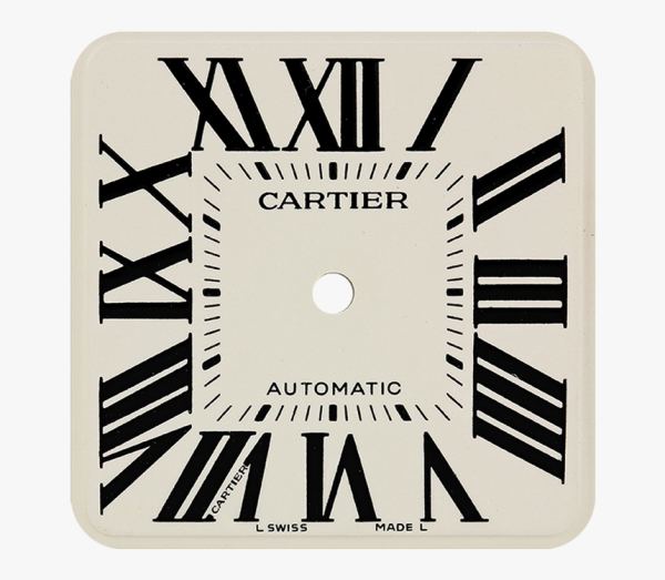 Cartier logo Dial