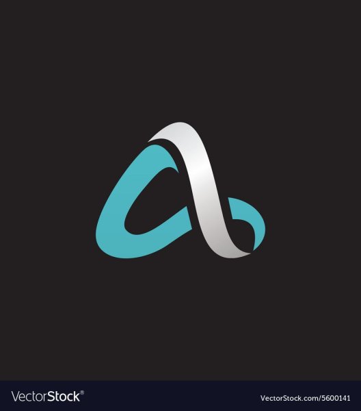 Логотип буква Альфа