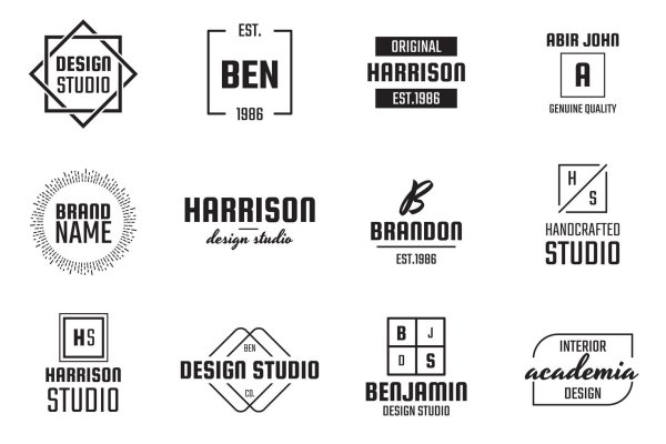 Простой текстовый логотип