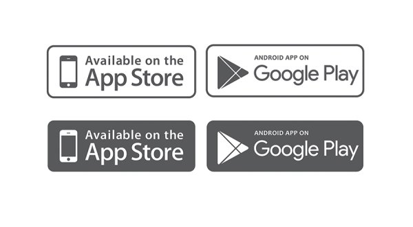 App Store Google Play PNG