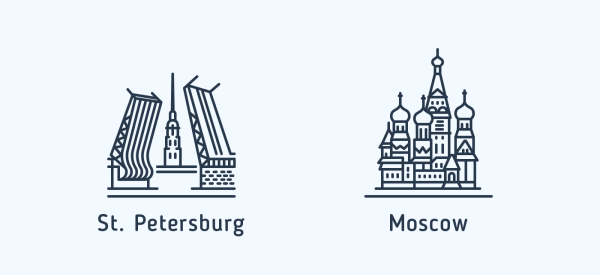 Санкт Петербург иконка вектор