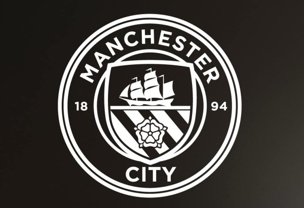 Man City logo чёрная