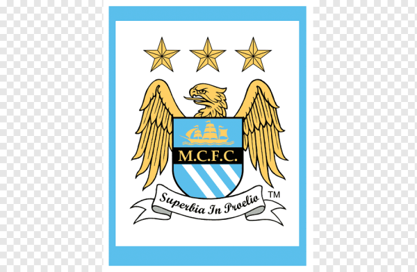 Манчестер Сити на белом фоне