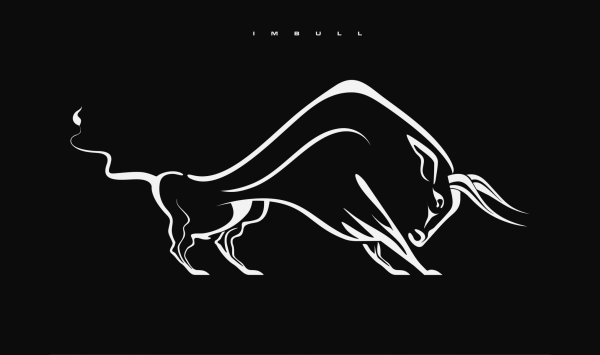 Белые рисунки на черном фоне