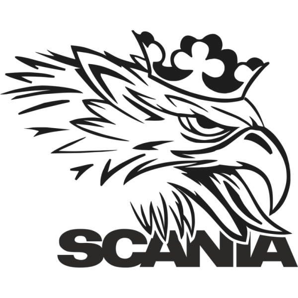 Наклейка Грифон Скания