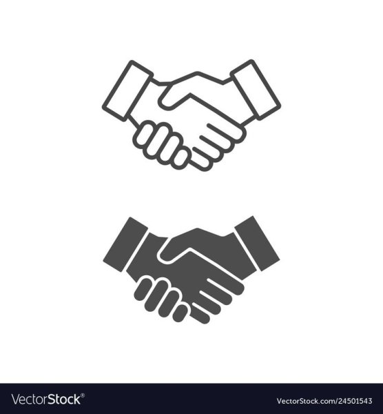Рукопожатие вектор