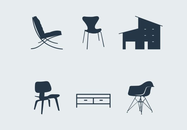 Мебель силуэт