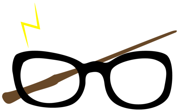 Очки Гарри Поттера вектор