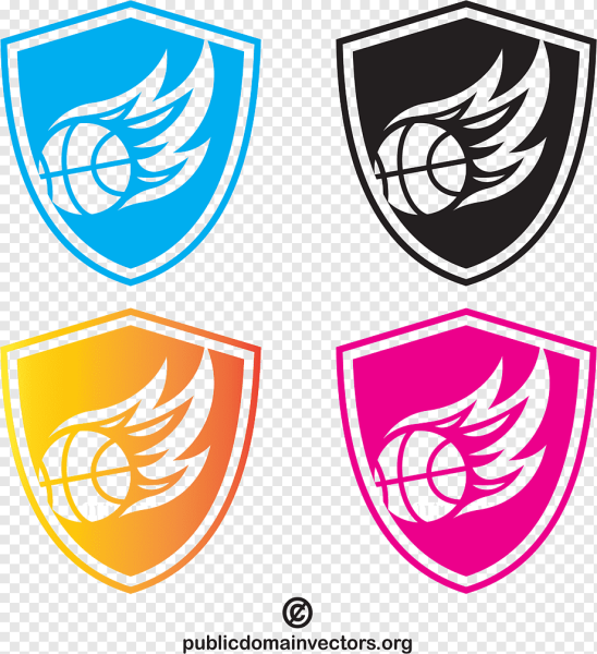 Щит баскетбольная команда логотип