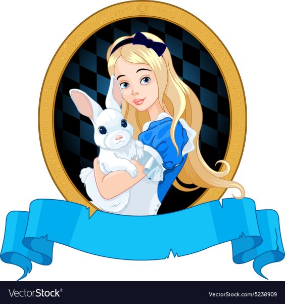 Кролик из Алисы в стране чудес эмблема