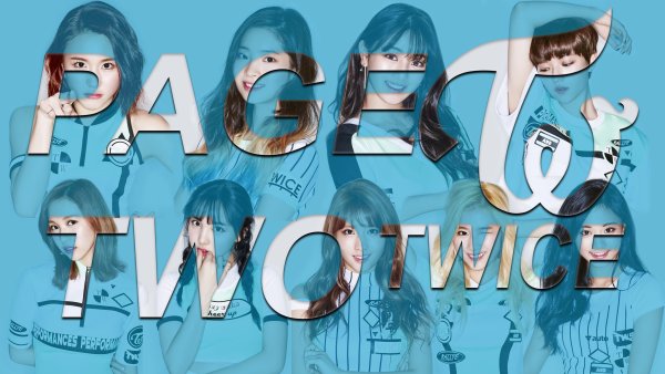 Обои с логотипом твайс