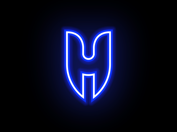 Логотип с буквами NM