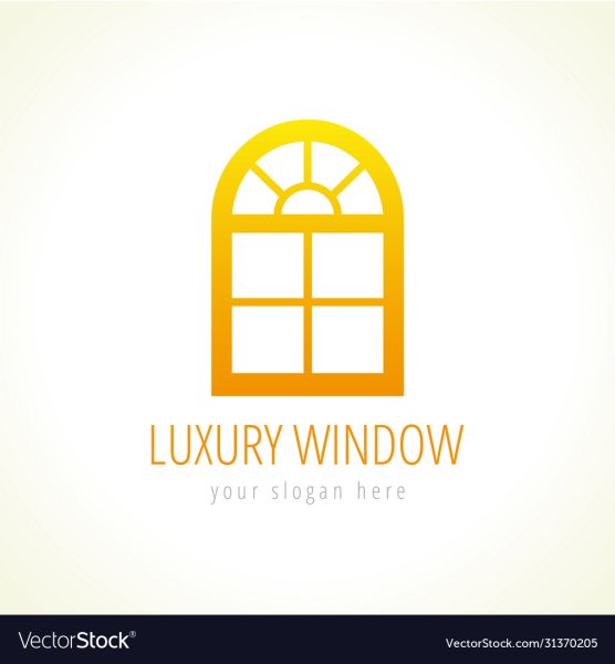 Стилизованное окно для логотипа