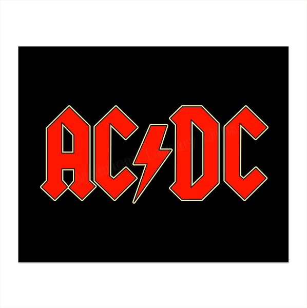 AC/DC группа надпись