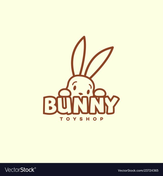 Логотип в виде зайки