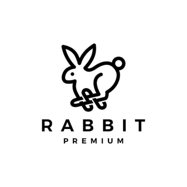 Логотип кролик на одежде