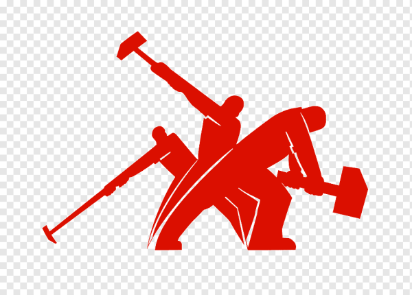 Рабочий с молотом