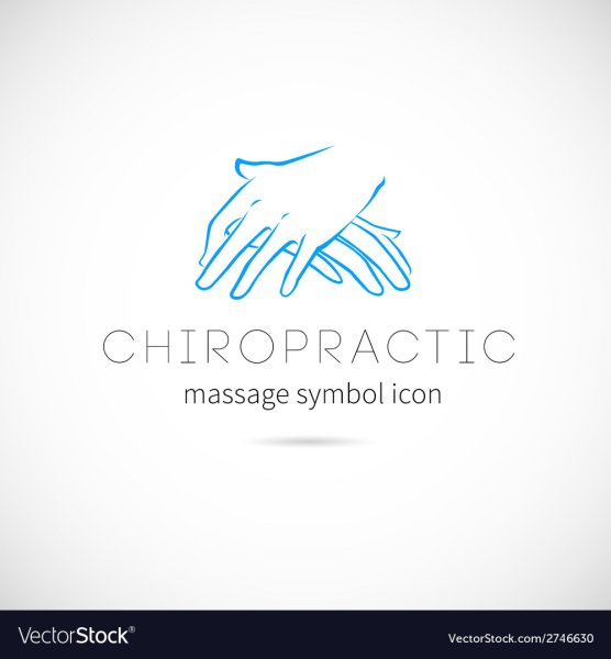 Руки массажиста вектор