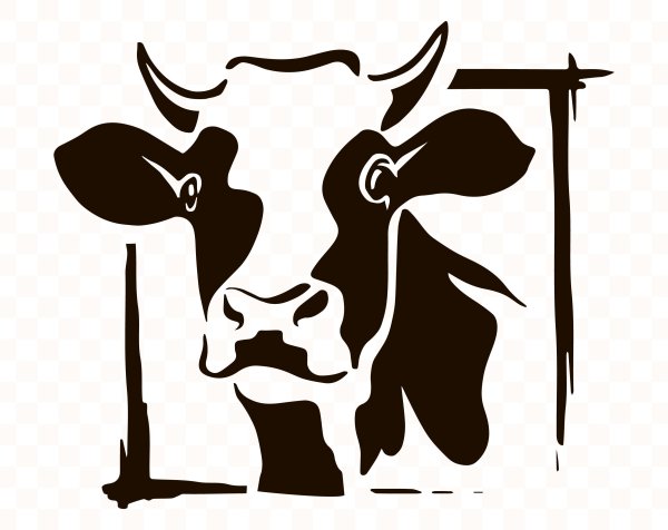 Корова логотип