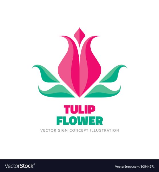 Тюльпан Турция символ вектор