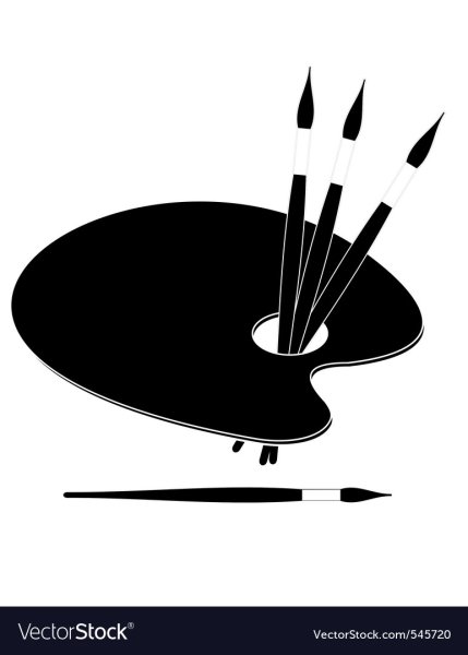 Палитра и кисти