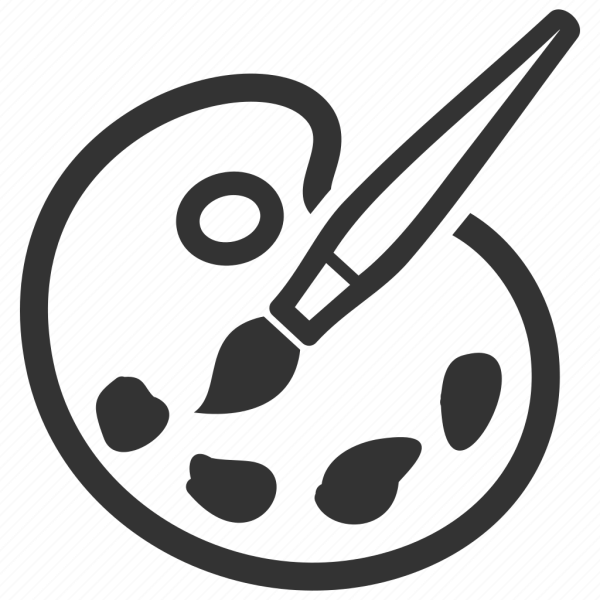 Палитра и кисти