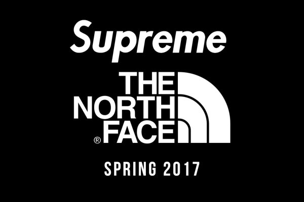The North face надпись