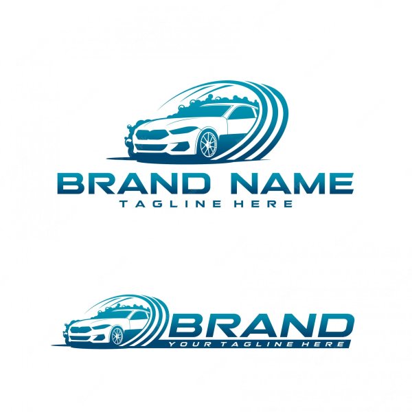 Логотип автомойки