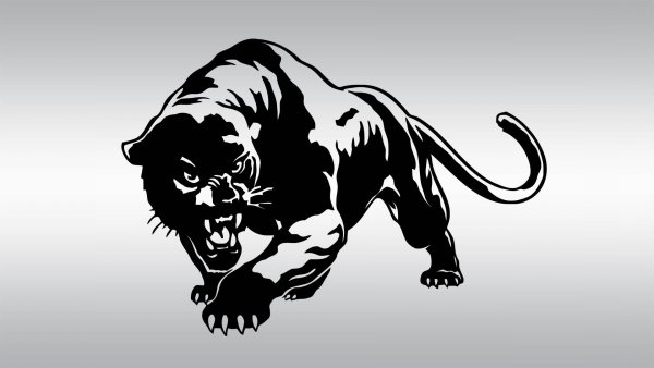 Трафарет пантеры