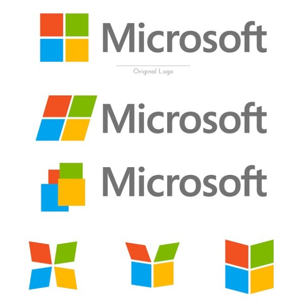 Microsoft лого вектор