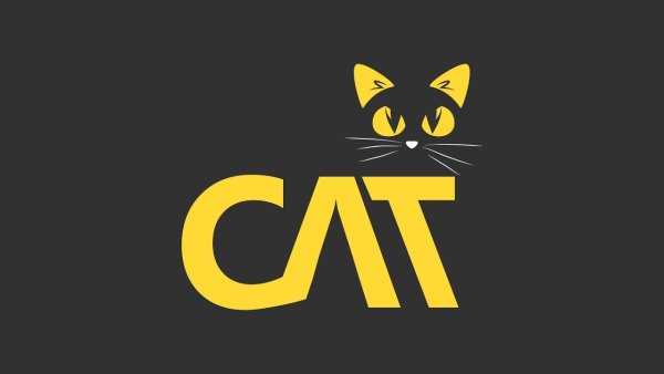 Cat надпись
