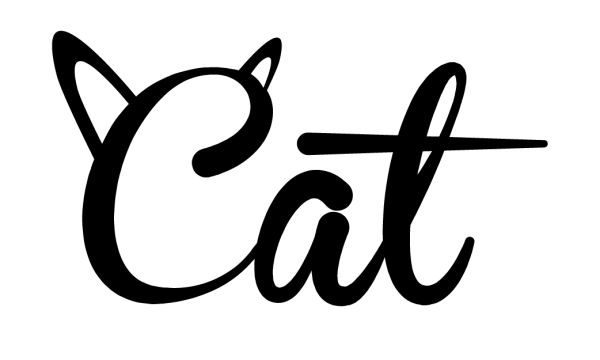 Красивый логотип кота