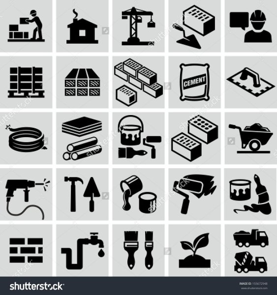 Строительные материалы иконка