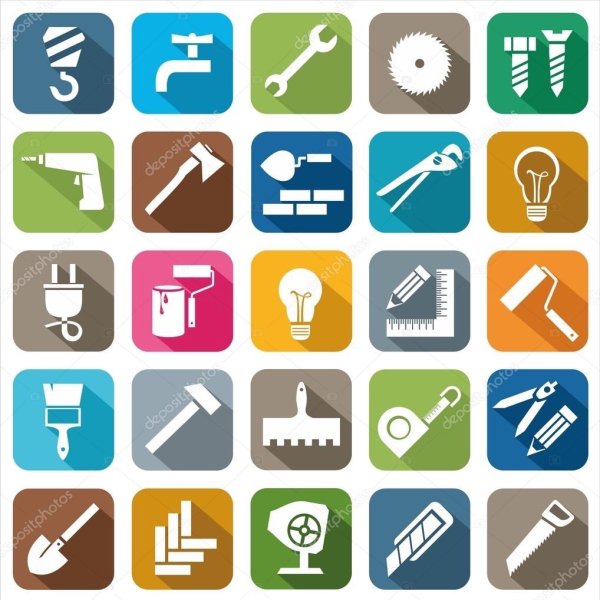 Строительные материалы значок