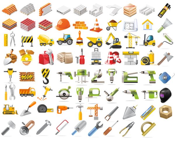 Стройматериалы значок