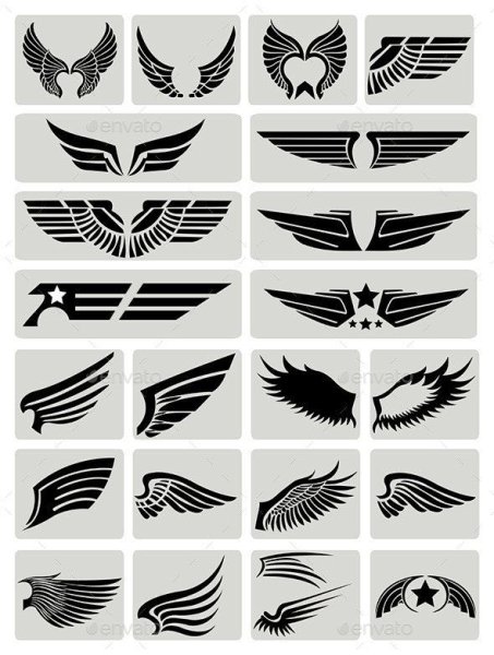 Стилизованные Крылья