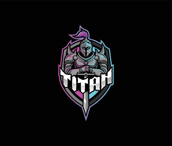 Титан лого вектор
