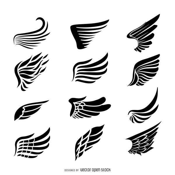 Стилизованное крыло